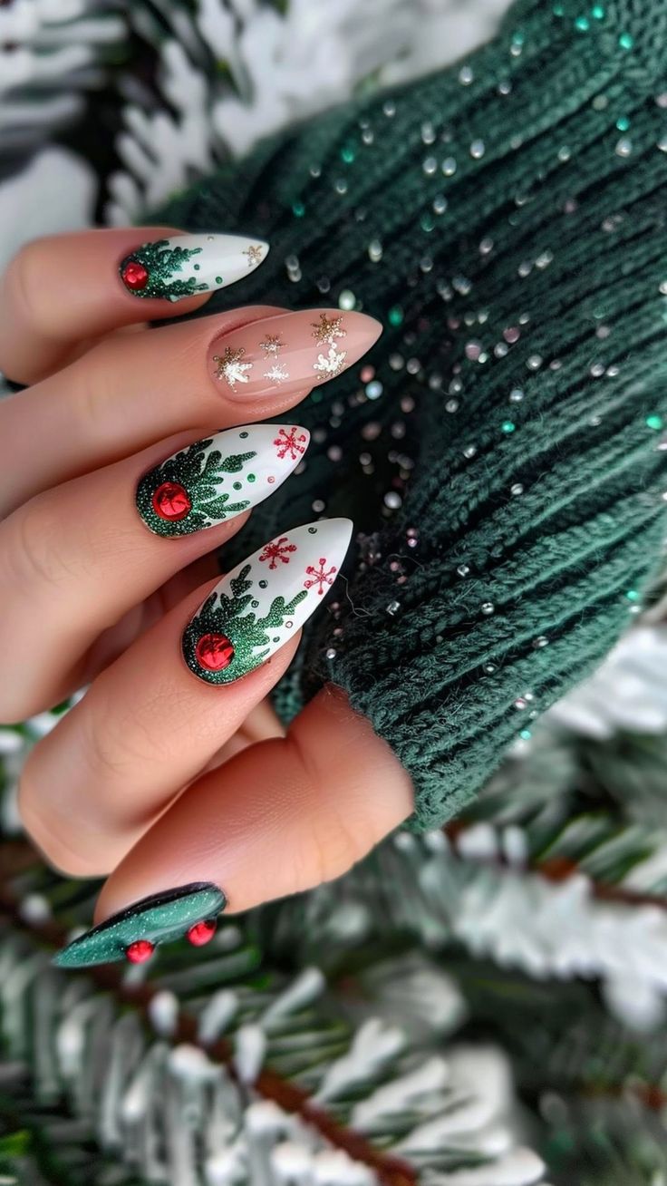 christmas nail designs