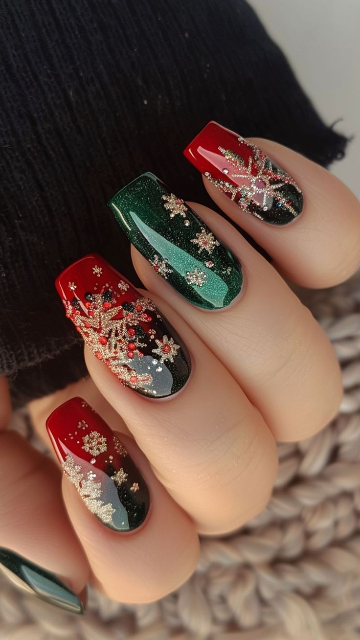 christmas nail designs