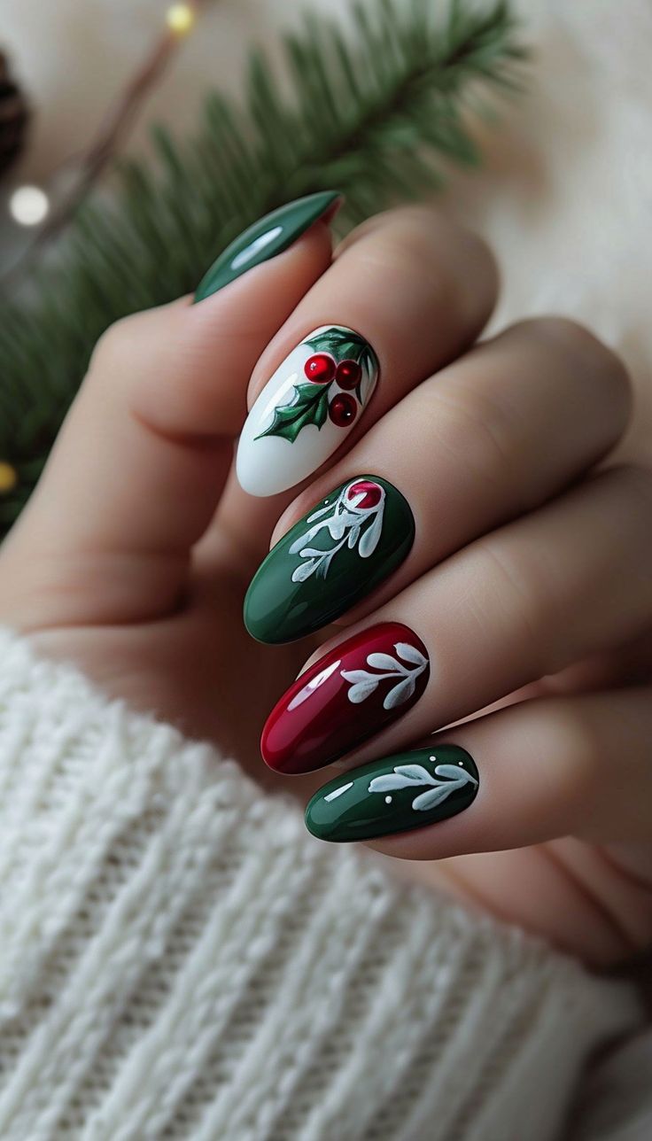 christmas nail designs