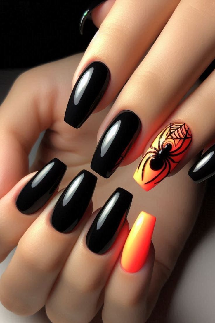 Halloween nail design