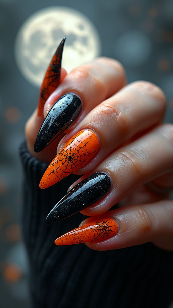 halloween nail designs